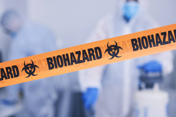 Professional Biohazard Cleanup technician working in Hamilton, GA